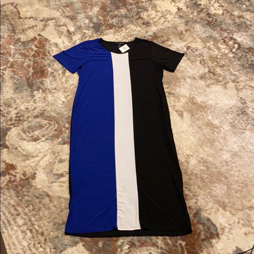 Color block Maxi Dress